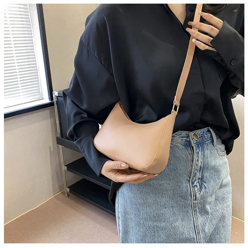 Borsa a tinta unita alla moda,  elegante e di alta qualità