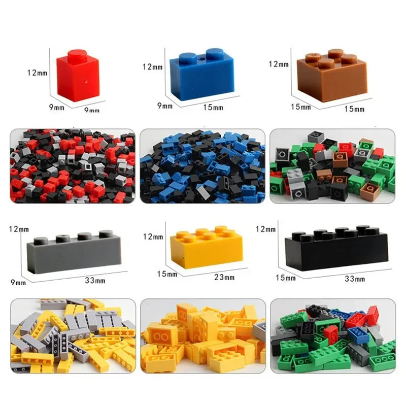 1000 blocchi di costruzione creativi fai da te Big Set 500-1000