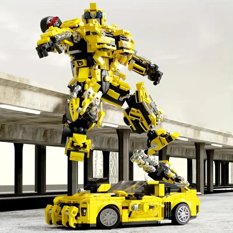 Building Block Toys, Set di giocattoli da costruzione, Kit di costruzione di modelli 2 in 1,