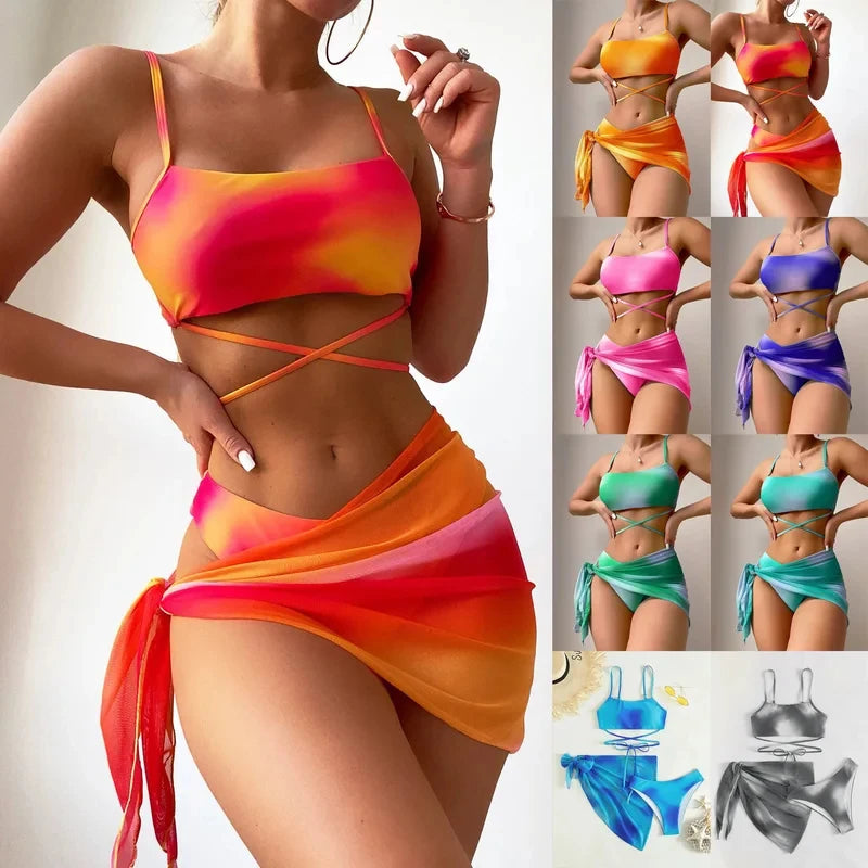 Set donna 3 pezzi Costume da bagno