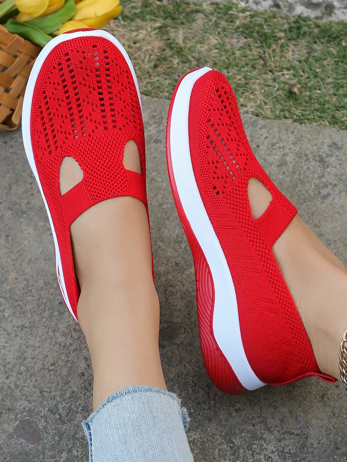 Scarpe sportive primaverili nuove da donna, alla moda, traspiranti, leggere, antiscivolo, resistenti all’usura,