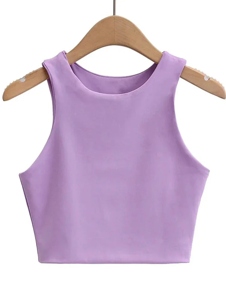 Sexy Slim Senza Maniche Doppio Nylon di buona qualità 6 colori