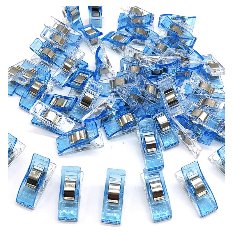 50PCS Clip da cucito Clip colorate Artigianato in plastica multiuso uncinetto