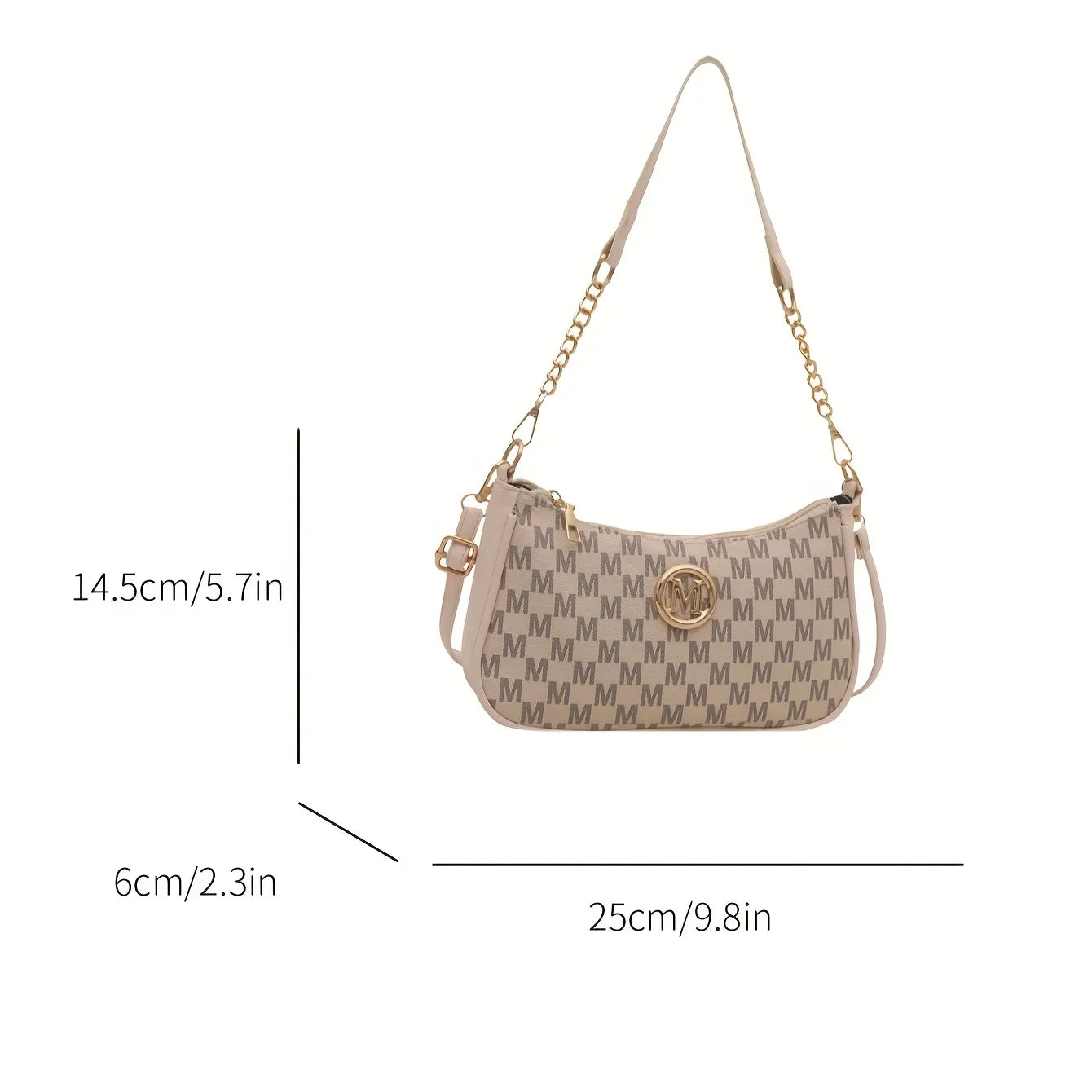 Borsa a tracolla in stile vintage con cinturino regolabile