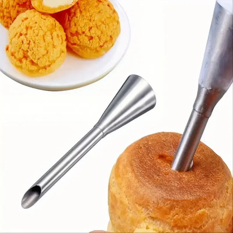 Set di 4 pezzi, punte di decorazione in acciaio inossidabile per torta Cupcake Glassa di crema per biscotti, strumenti di cottura per panettiere