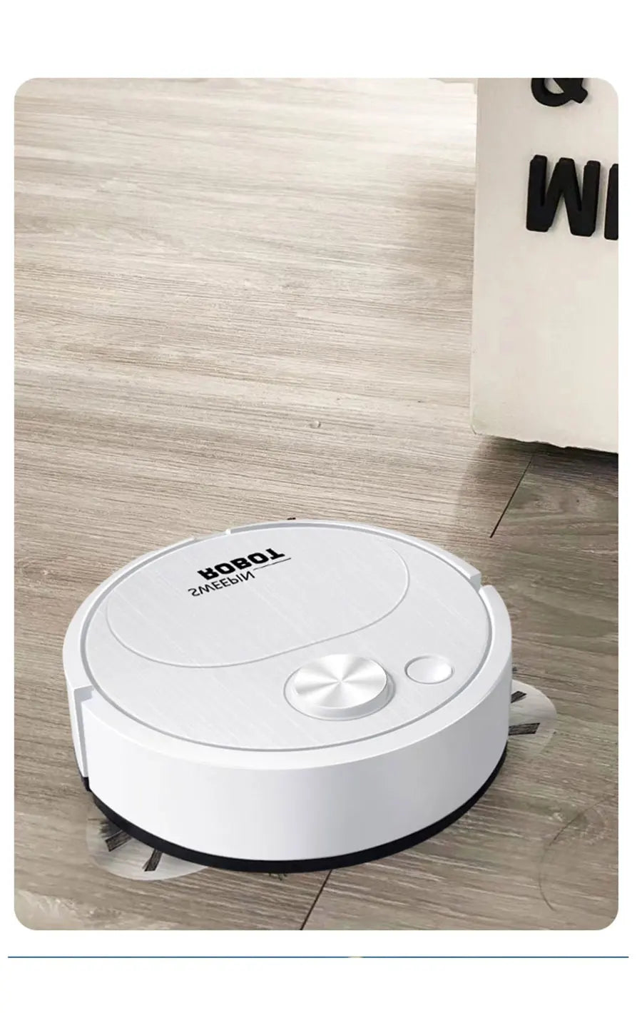 Robot Aspirapolvere Mop 3 In 1 Smart Wireless 1500Pa