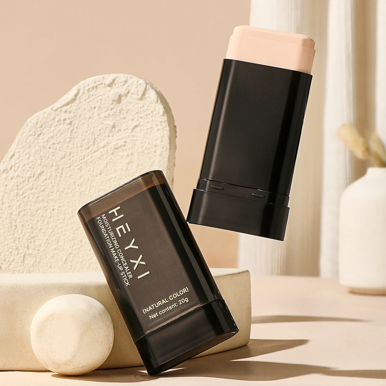 Fondotinta trucco Stick correttore superficie opaca, tutti i tipi di pelle, idrata per creare un trucco di base naturale
