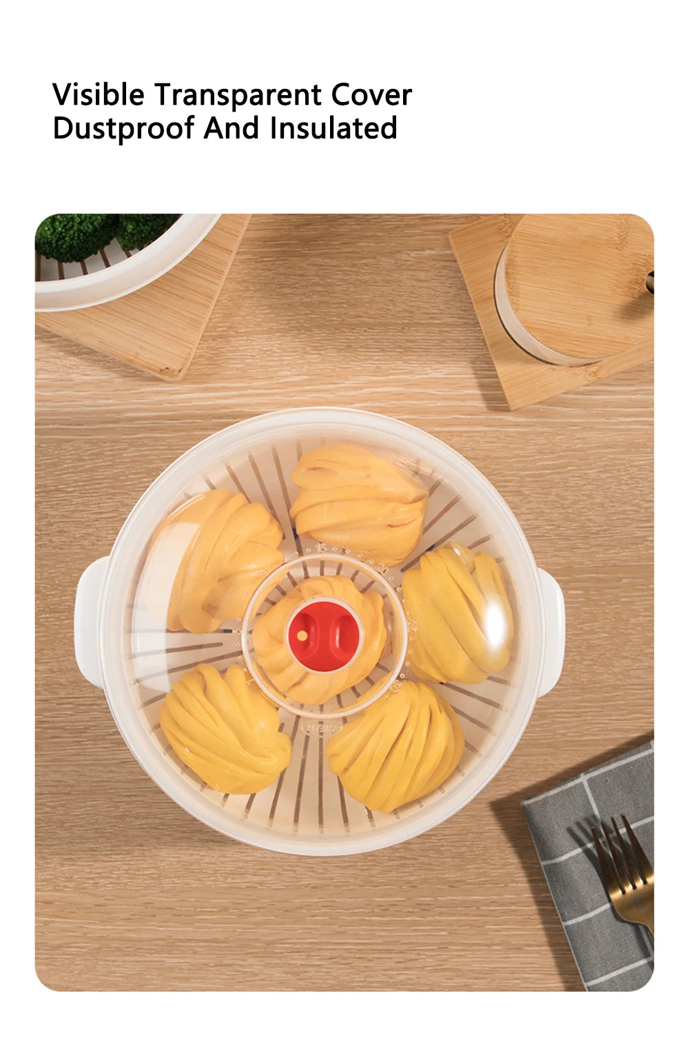 COOKER KING Microonde con Riscaldamento a Vapore Domestico di Grande Capacità