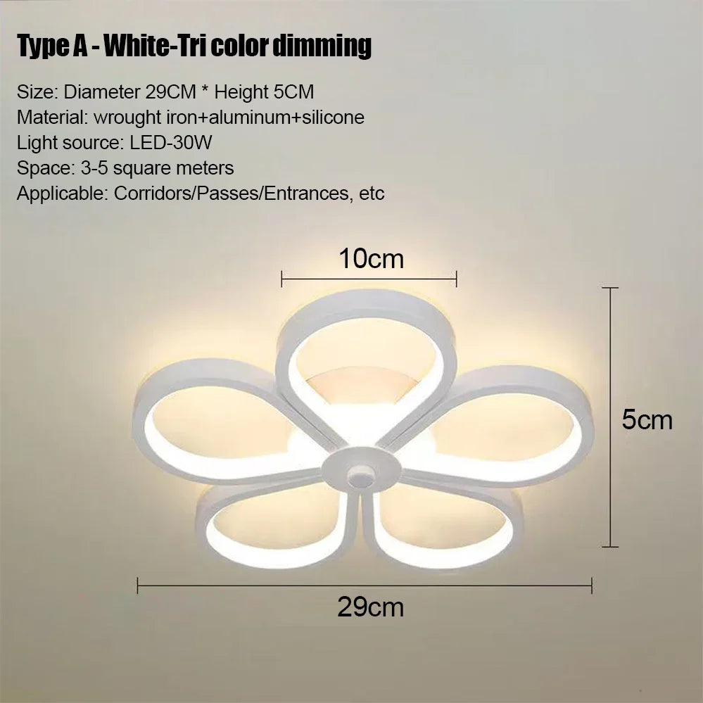 Luci da soffitto a strisce a LED stile moderno Forme multiple