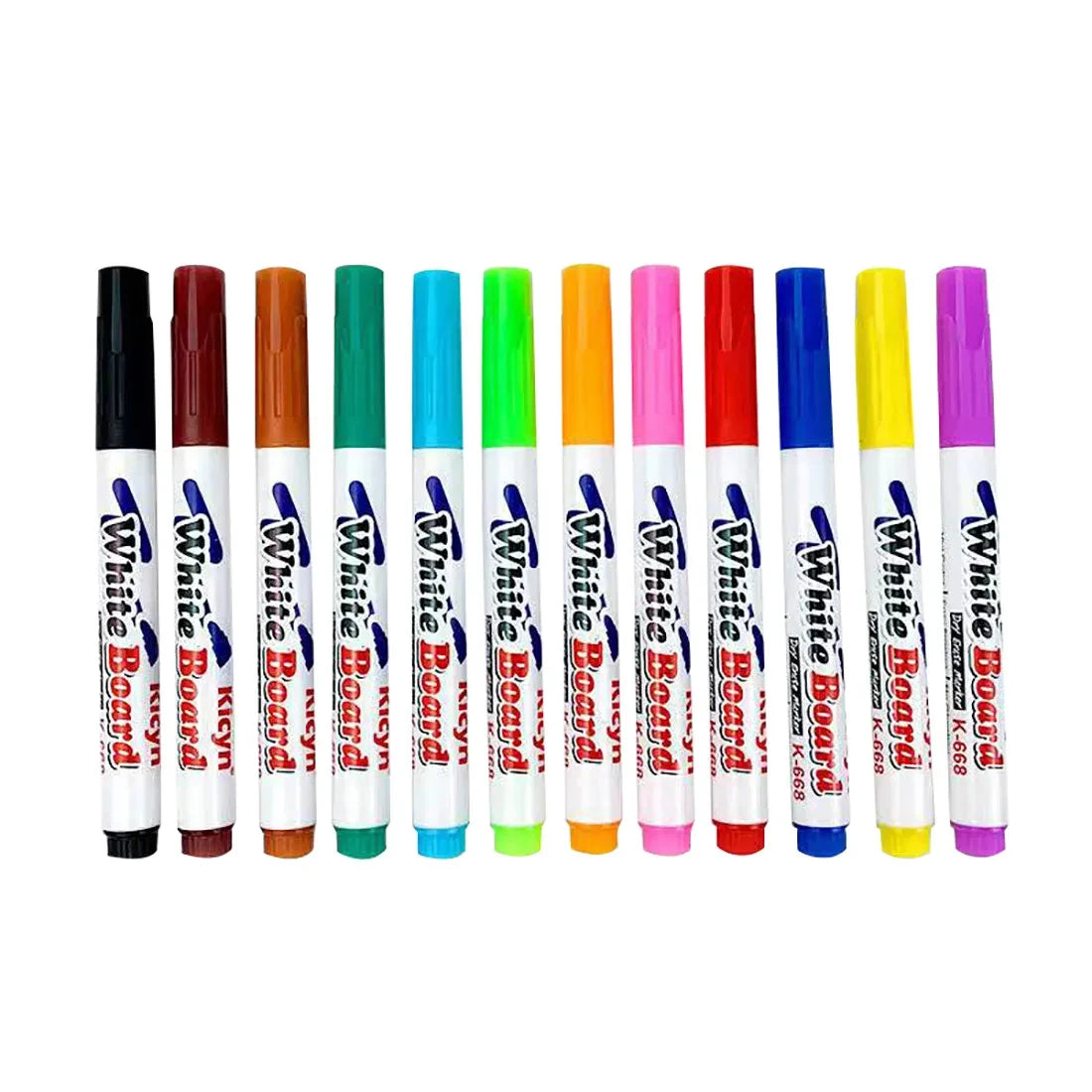 Penna galleggiante ad acqua Penne a inchiostro magico con cucchiaio Colore galleggiante Pittura ad acqua Gesso galleggiante 8/12 colori