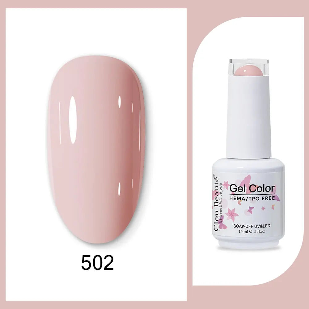 CLOU BEAUTÈ  15/10ml Semipermanente Gel Smalto Unghie 400 colori disponibili