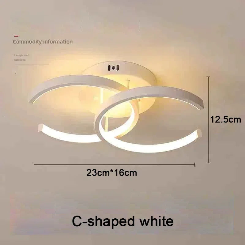 Luci da soffitto a strisce a LED stile moderno Forme multiple