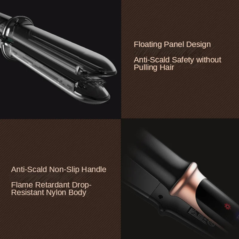 Piastra per capelli 2 in 1 professionale