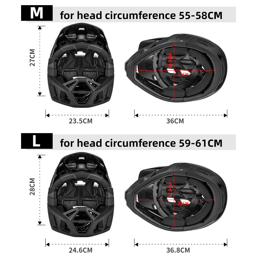Casco integrale per Motocross