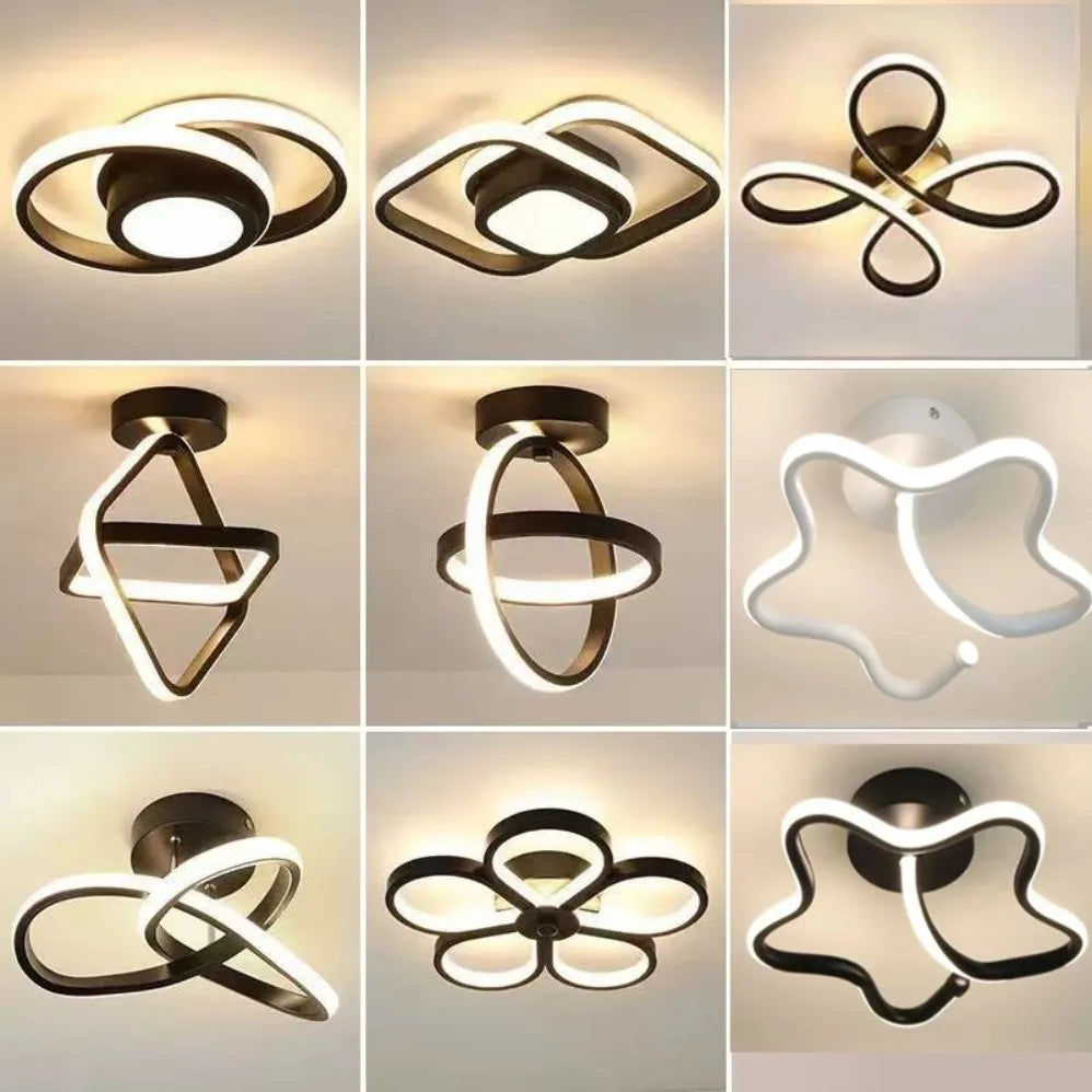 Luci da soffitto a strisce a LED stile moderno Forme multiple