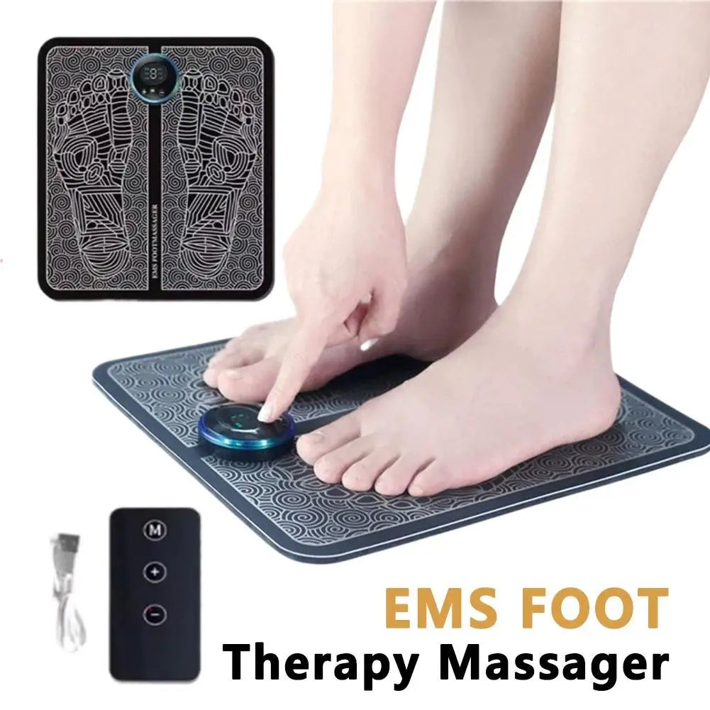 EMS Pulse Tappetino per massaggio del piede Telecomando intelligente Alleviare la fatica  Uso domestico