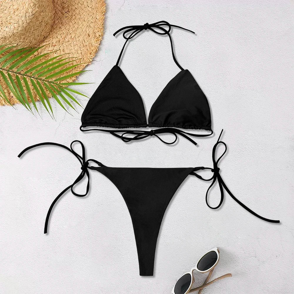 Bikini 2 pz bianco o nero