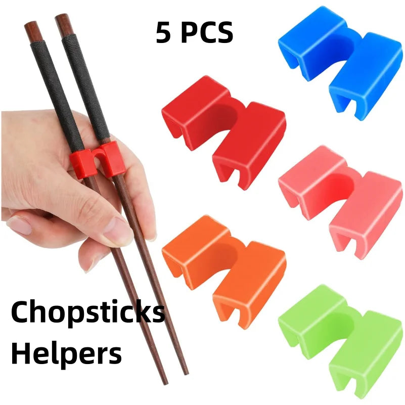 5PCS per bacchette in plastica non scivoloso resistente al calore