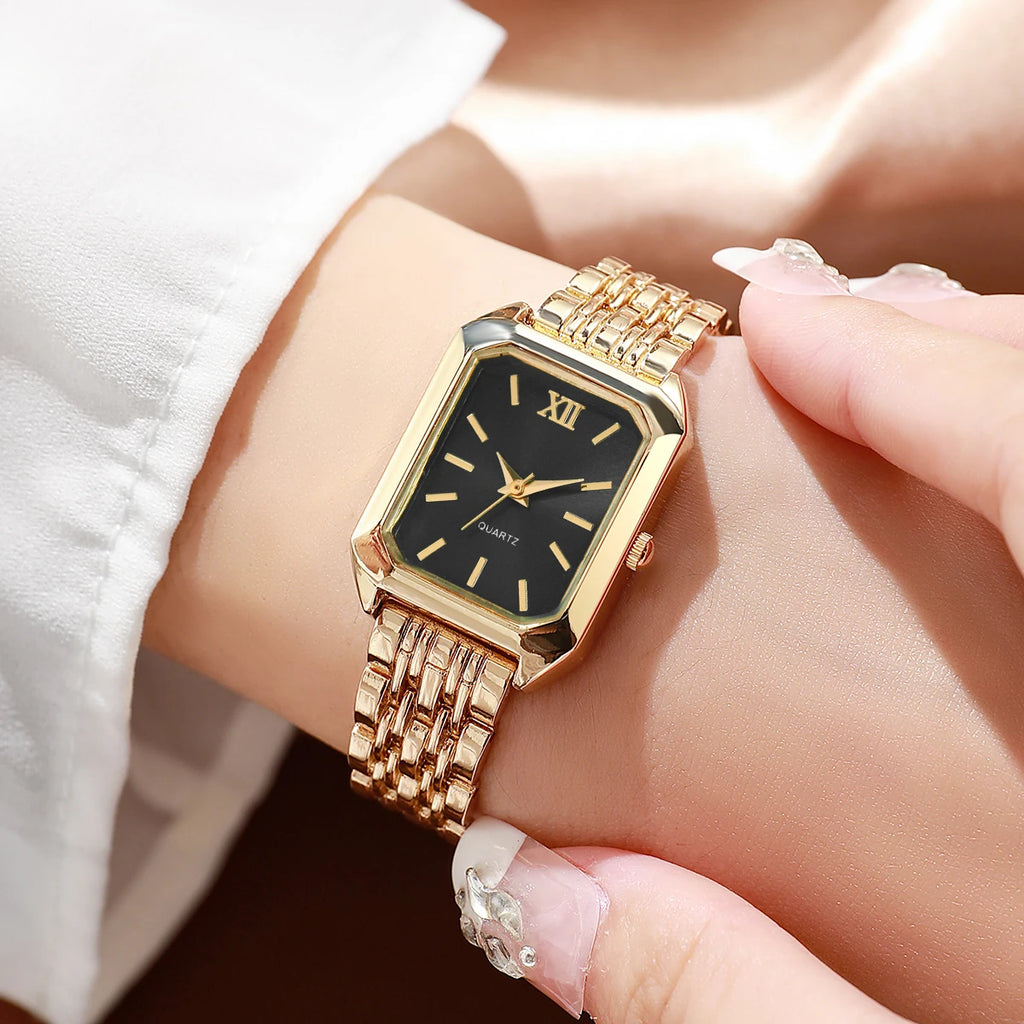 Orologio al Quarzo Strass Bracciale Set Signore Roma