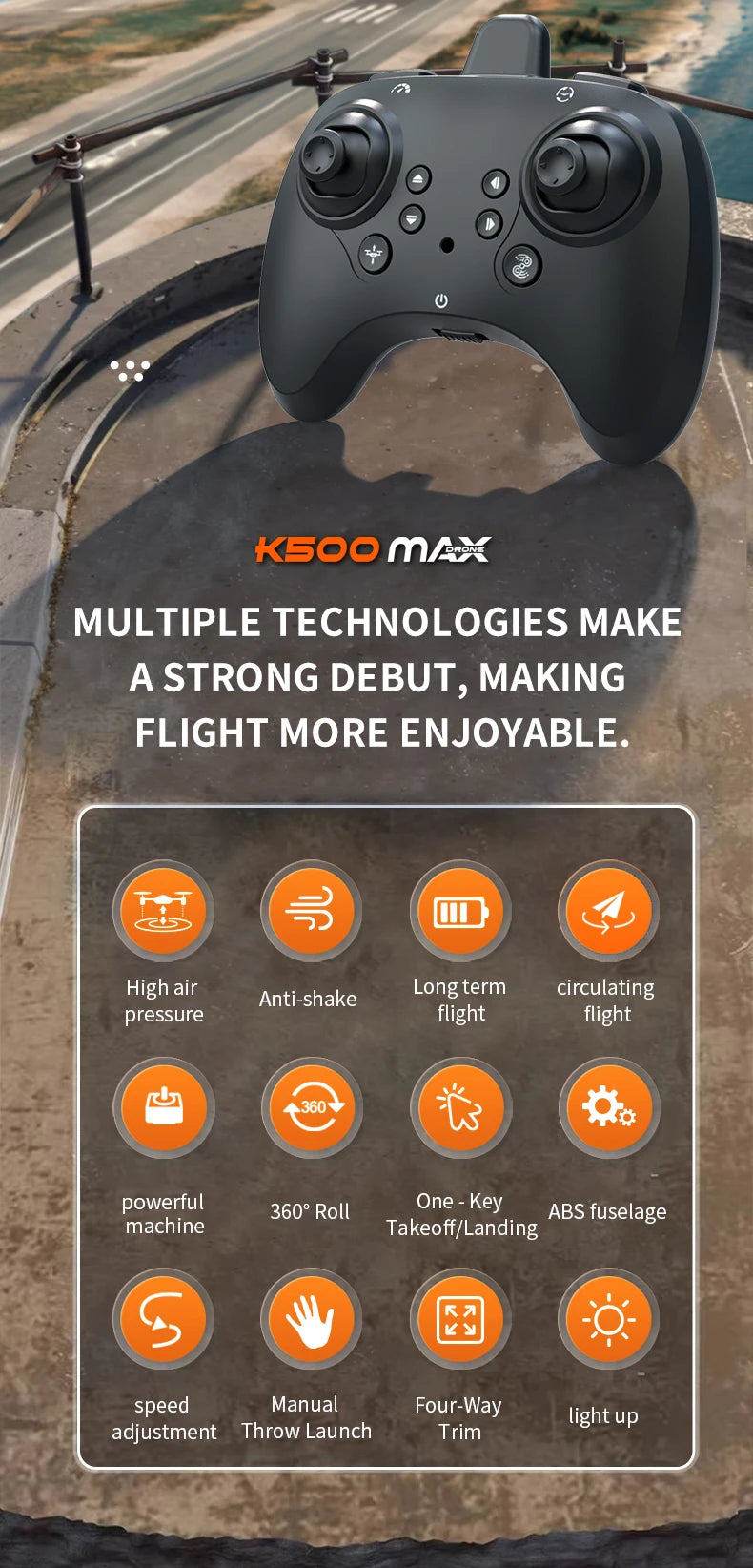 JCMO K500MAX Caccia Jet Plane 2.4G
