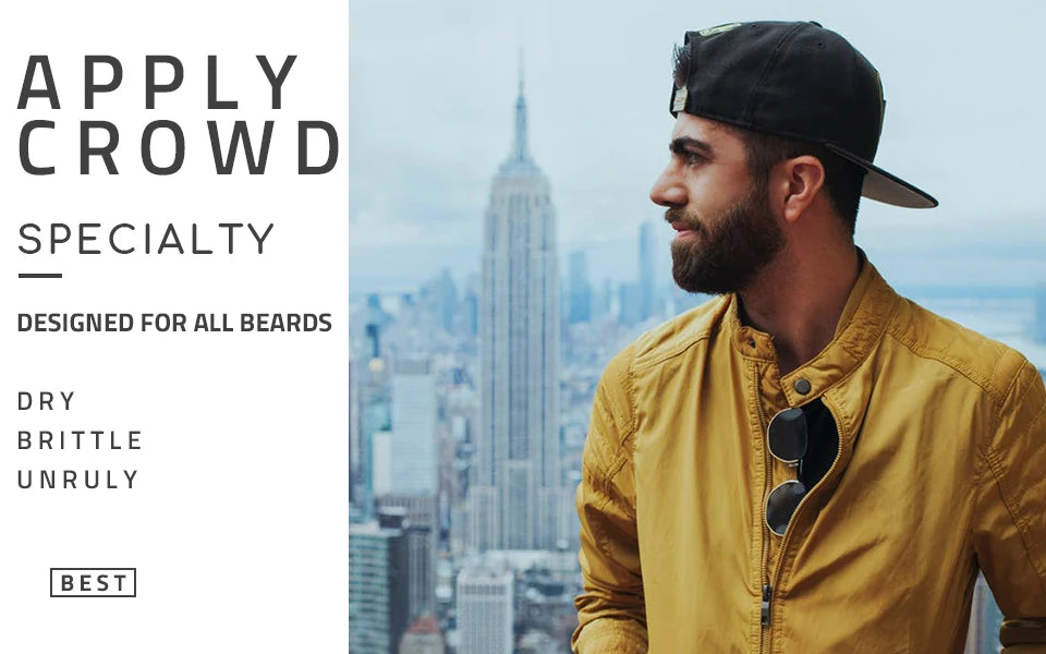 Balsamo naturale per barba Cera per la crescita della barba Olio per gli uomini Idratante Lisciante Barba Styling Professional