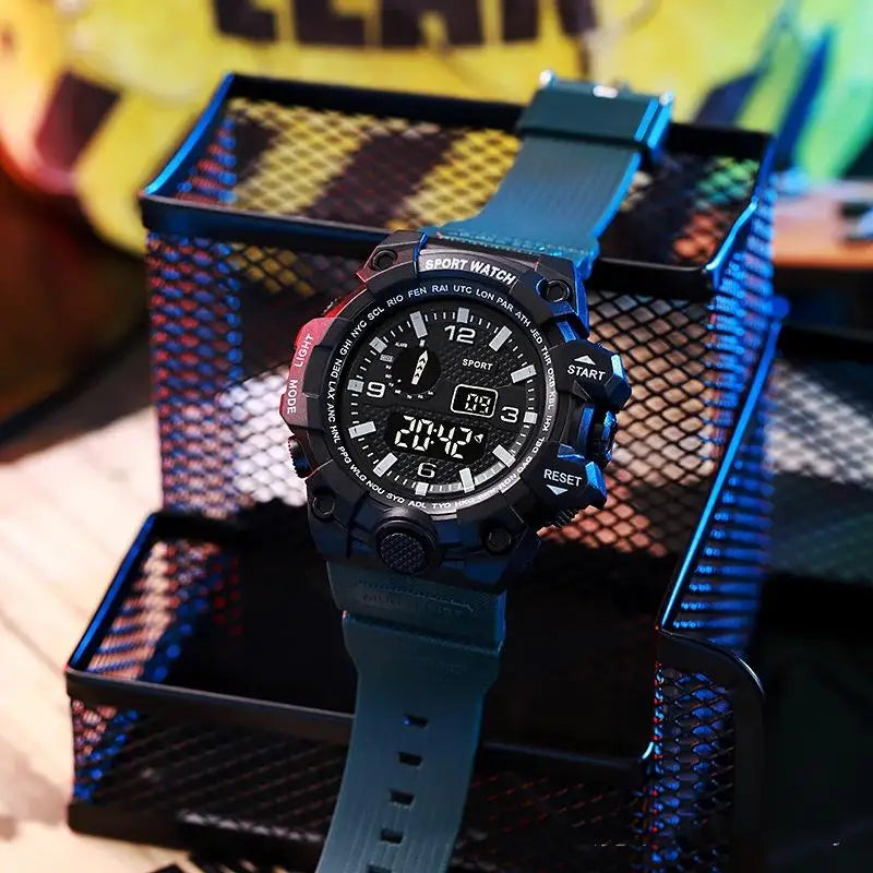 Orologio da uomo Multifunzionale Impermeabile Allarme luminoso
