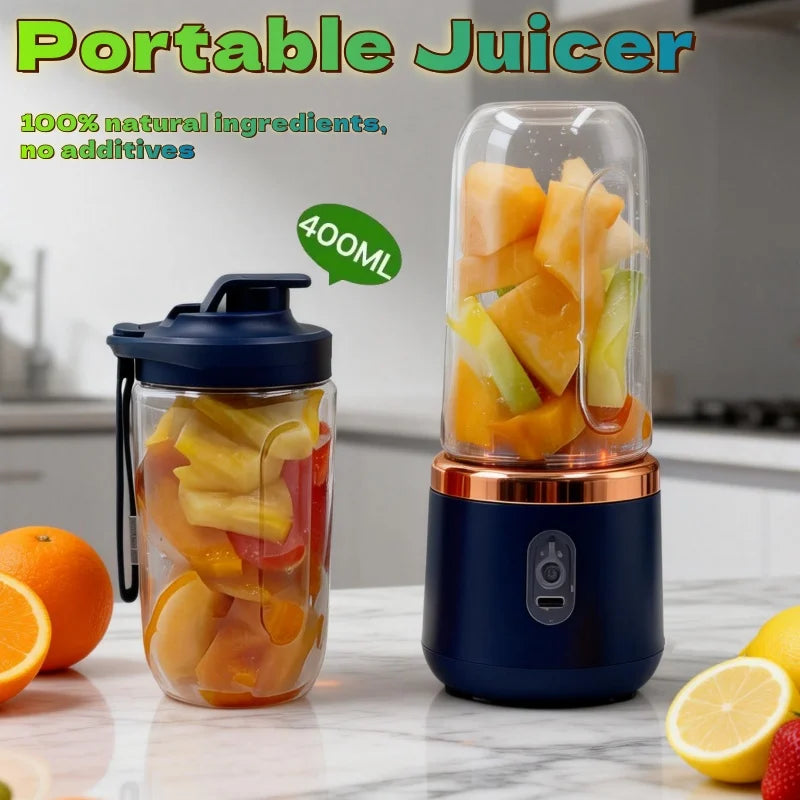 Frullatore portatile a doppia tazza Spremiagrumi USB