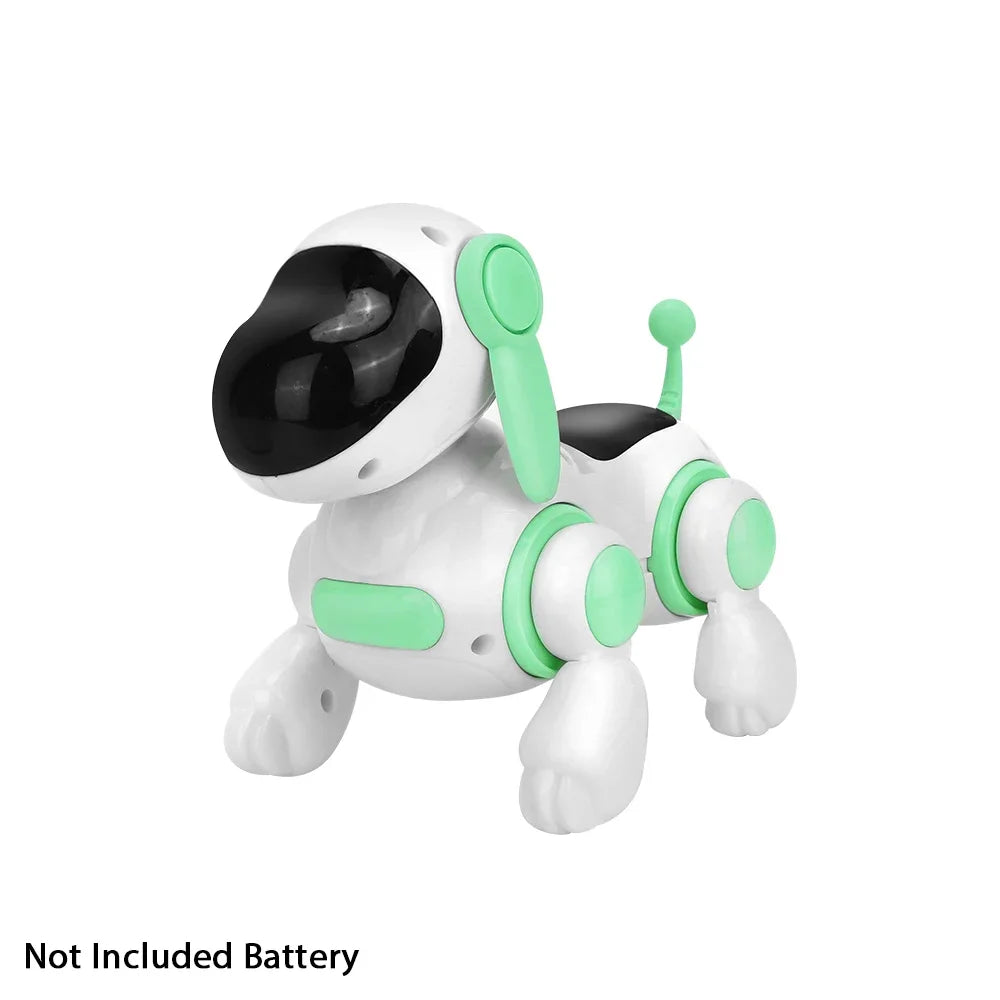 Intelligente Interattivo Robot Dog Simulato Camminata Luce Suono Musica Educativa per bambini Crawling, Canto e Interattivo 2026