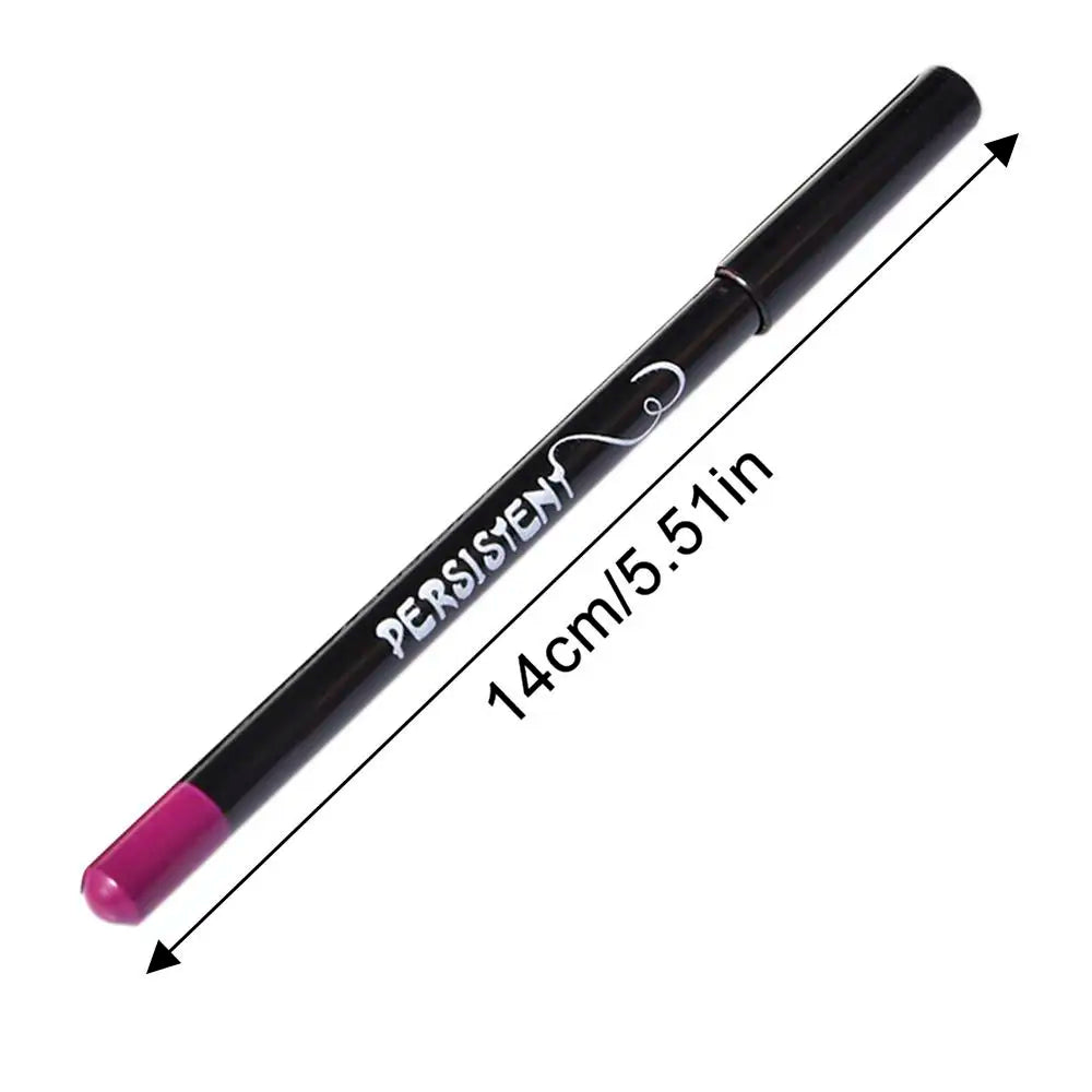 Set 12 pezzi Lipliner Matita Professionale si Lunga Durata Impermeabile