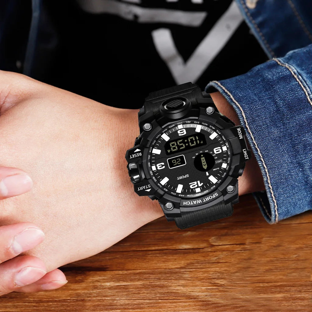 Orologio da uomo Multifunzionale Impermeabile Allarme luminoso