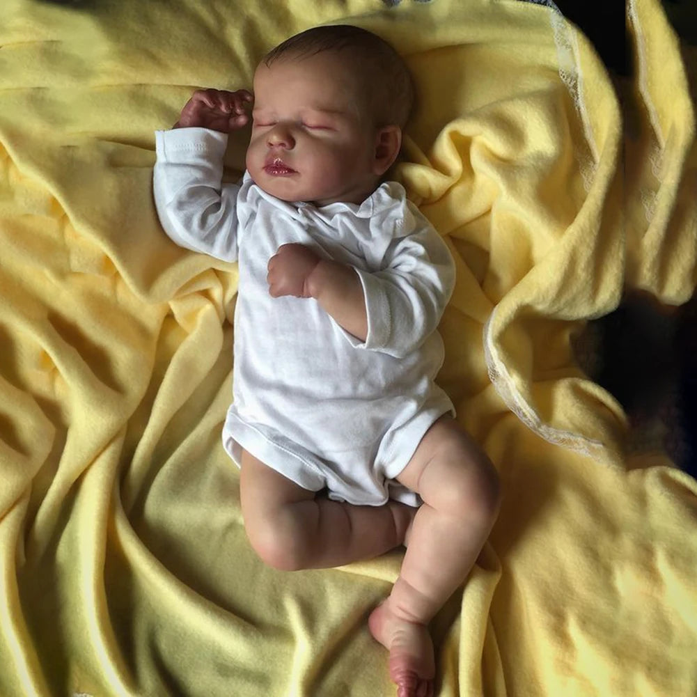 Realistic Bebe Body Doll LouLou Giocattolo fatto a mano 50cm