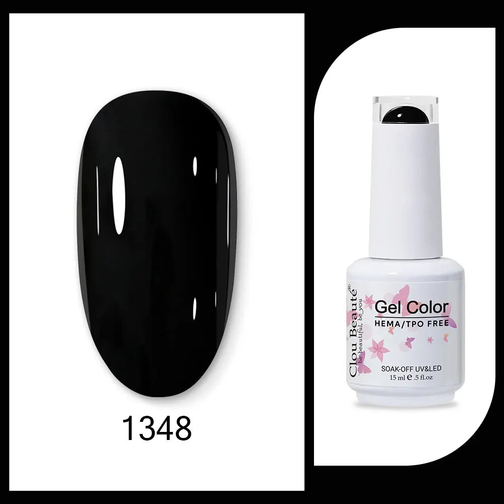 CLOU BEAUTÈ  15/10ml Semipermanente Gel Smalto Unghie 400 colori disponibili