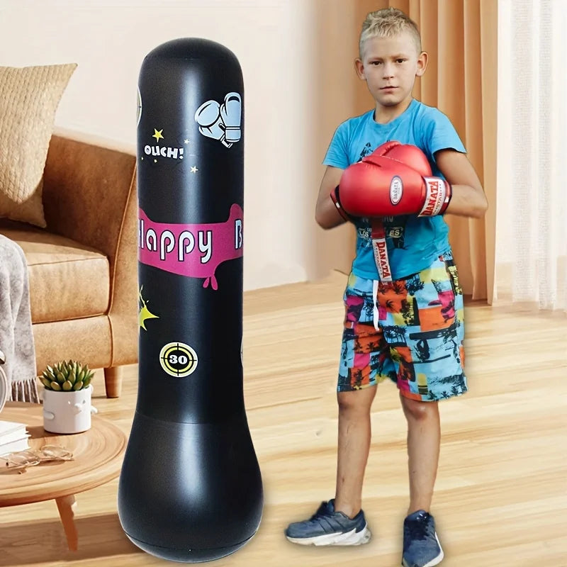 Borsa da boxe gonfiabile Bopper per bambini con azione di rimbalzo