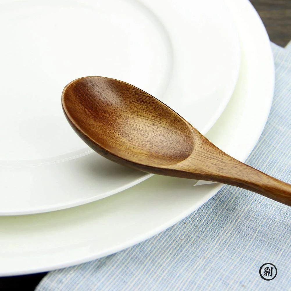 5 pezzi set di mestoli in legno