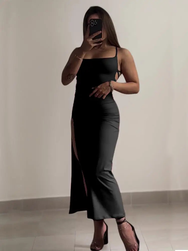 Vestito estate alta moda tracolla