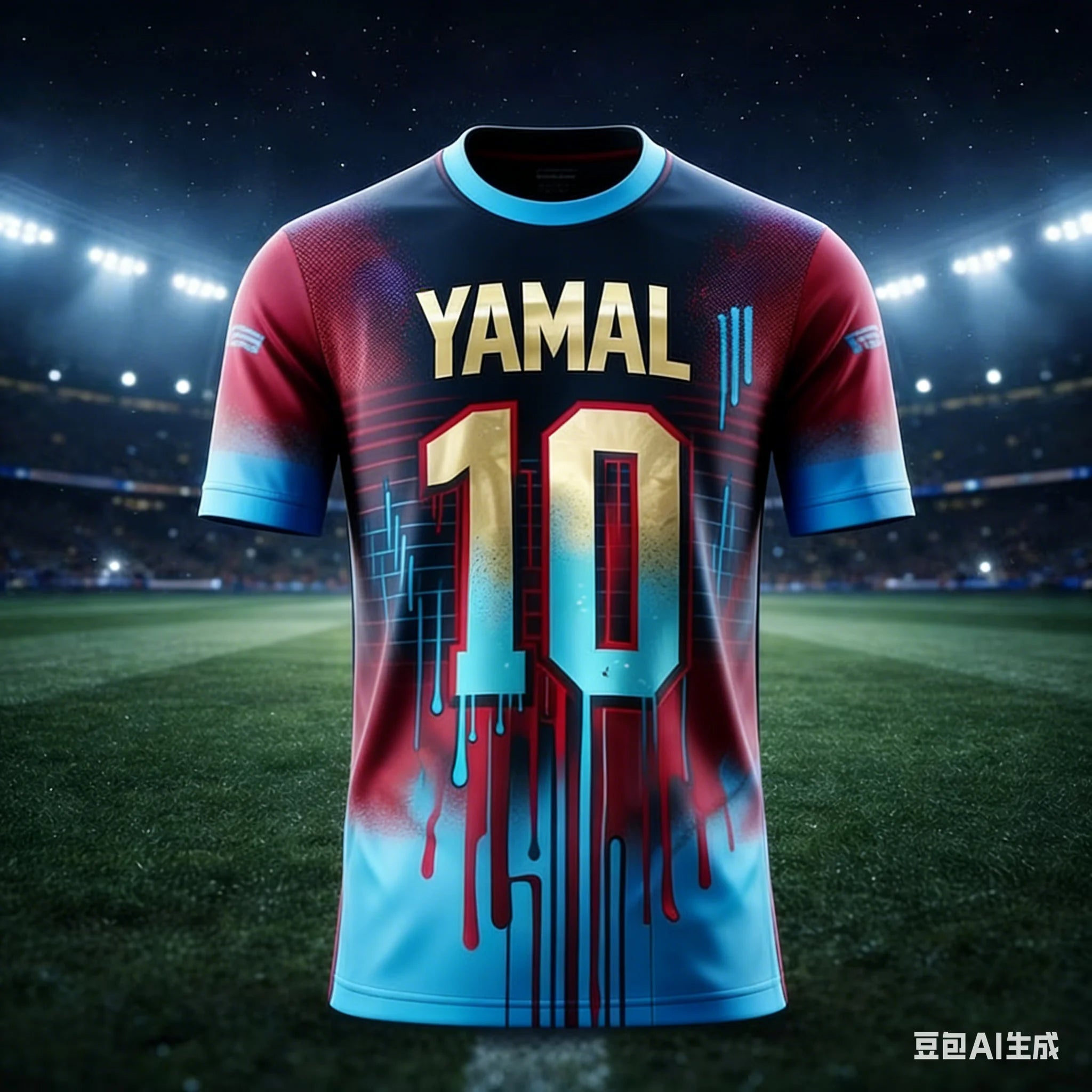 Yamal T-shirt stampata