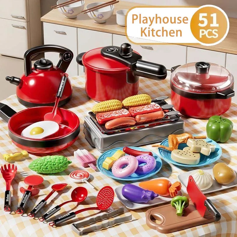 Giocattoli da cucina  set di giocattoli adatti per la cucina di giochi di ruolo 23/51 Pz