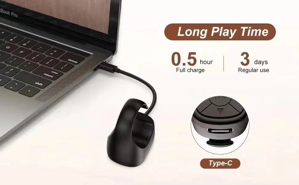 Anello Tiktok Scrolling, telecomando Bluetooth Tiktok