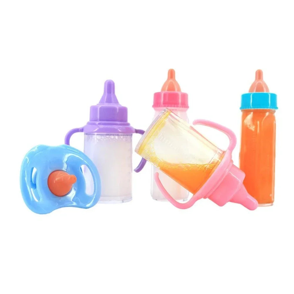 Accessori per bambole Set di biberon per la cura del bambino