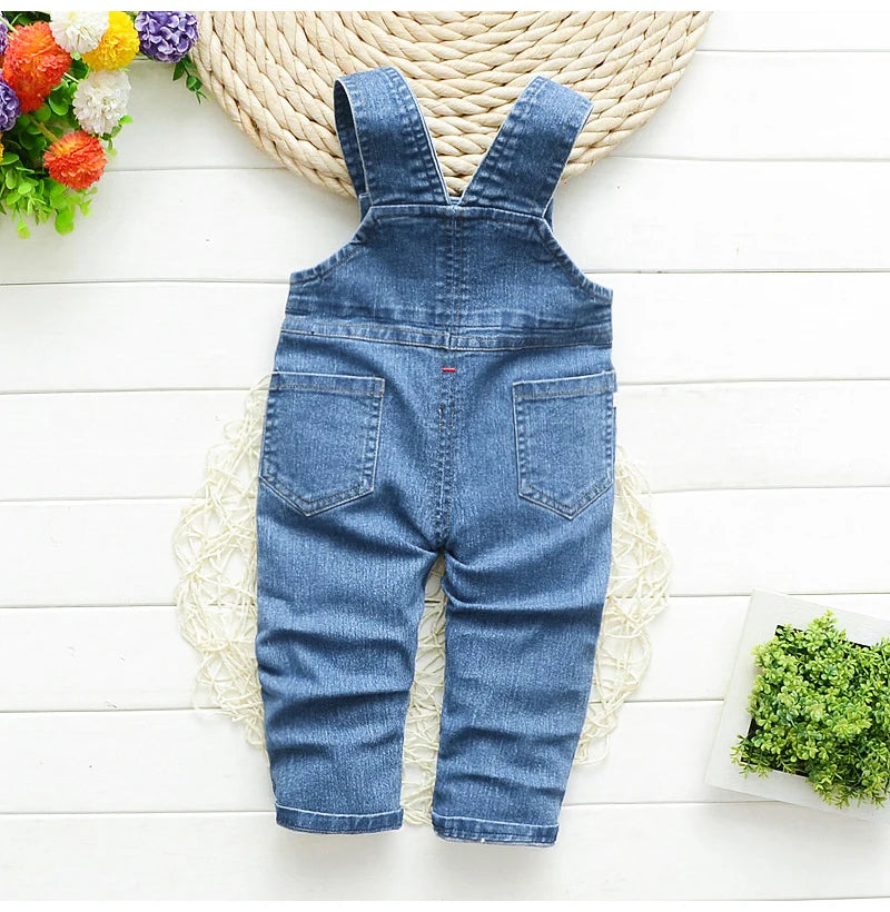 Tuta Salopette in denim per neonati Jeans morbidi