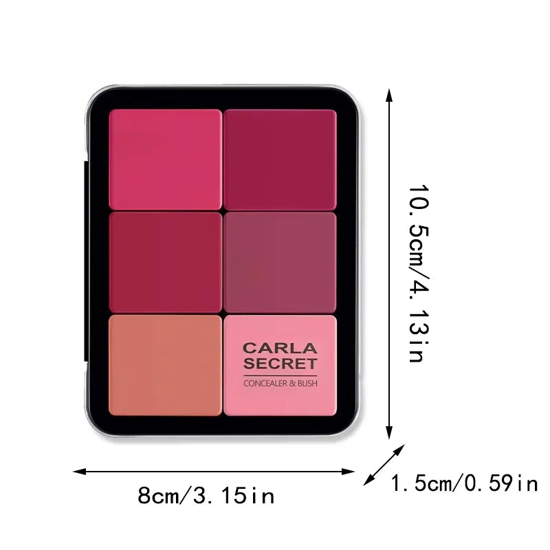 Correttore a 12 colori e tavolozza di fard Matte e highlight contour makeup palette rouge