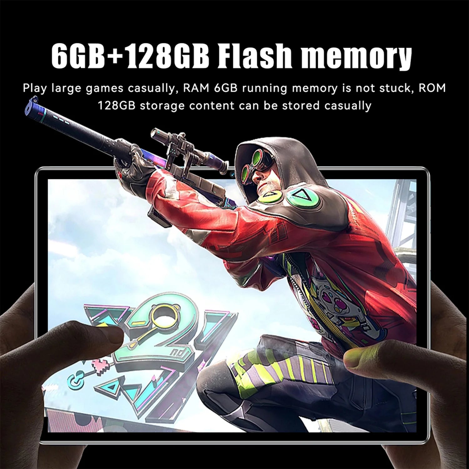 BDF-H39 Nuova versione aggiornata 5G Tablet Android 10.1 pollici Octa Core 6GB+128GB Ram 4G Dual SIM Dual WiFi Education Tablet 6000mAh