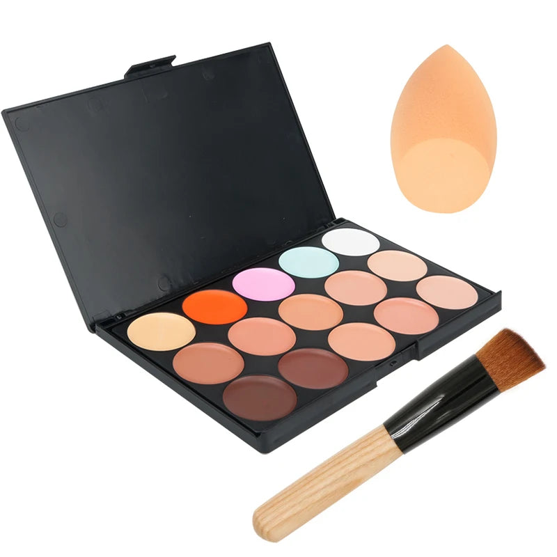 Trucco Professionale Fondotinta Palette 15 Colori