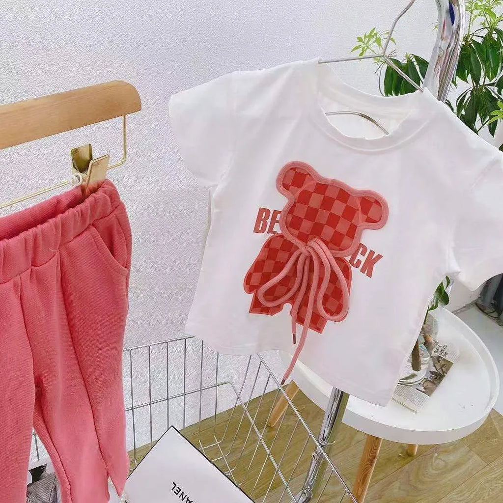 Abito per bambini a maniche corte Top 1-10 anni