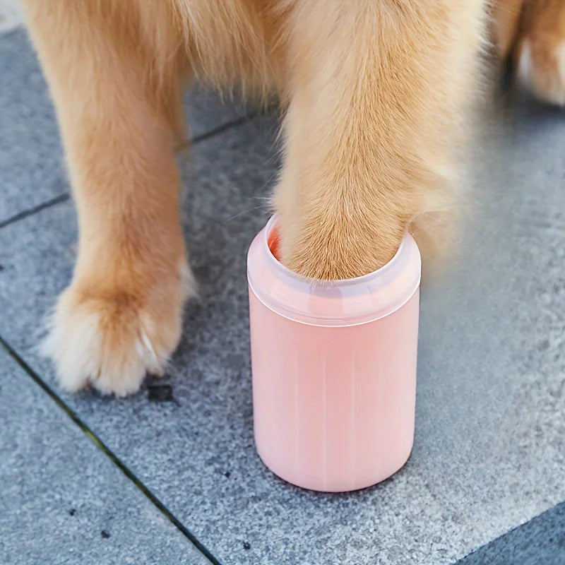Tazza detergente per zampe di animali Pettini in silicone morbido Portatile