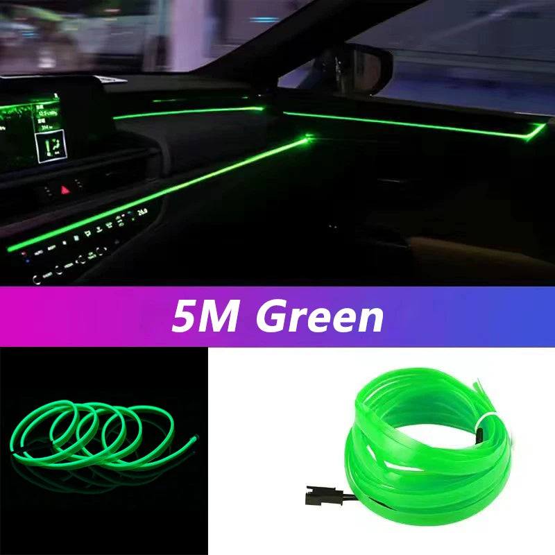 5M Auto Interni Led Strip Light Neon  Fai Da Te