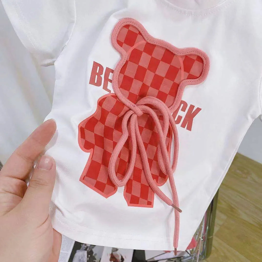 Abito per bambini a maniche corte Top 1-10 anni