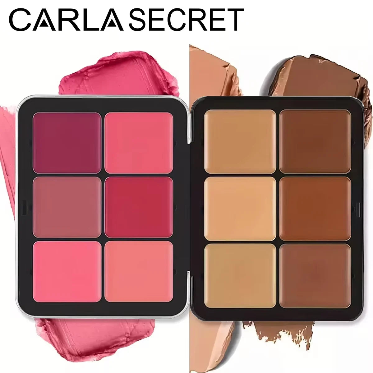 Correttore a 12 colori e tavolozza di fard Matte e highlight contour makeup palette rouge