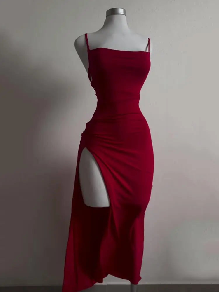 Vestito estate alta moda tracolla