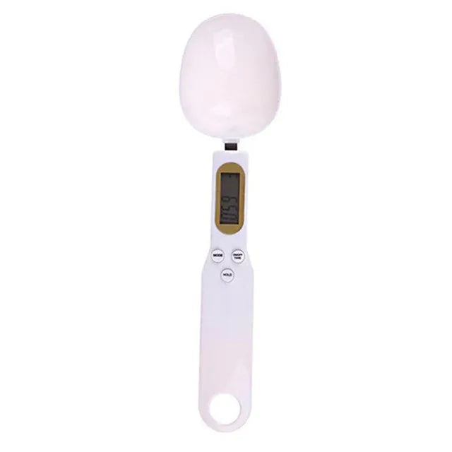 Mini Bilancia a cucchiaio Bilancia da cucina digitale, 0,1-500g, Cucchiaio di misura del peso per Farina, Latte, Caffè in polvere,